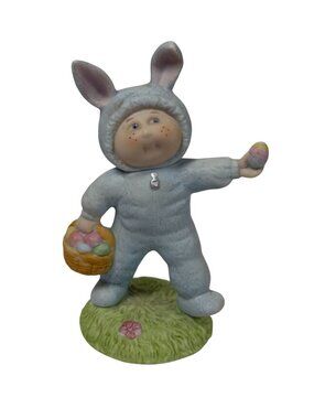 Cabbage Patch Kids Xavier Roberts 1985 Our Easter Bunny Figurine 80s Retro Eggs